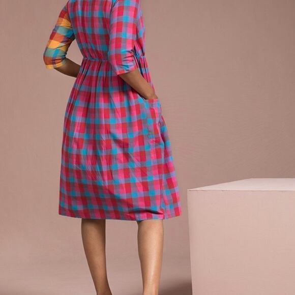 NWT VAJOR ECLECTIC MULTICOLORED DRESS SIZE M - Picture 2 of 7